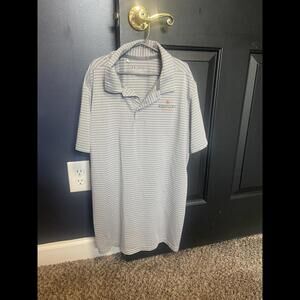 Vineyard Vines Boy's Striped Polo - Gray YLg *KY Derby Edition!